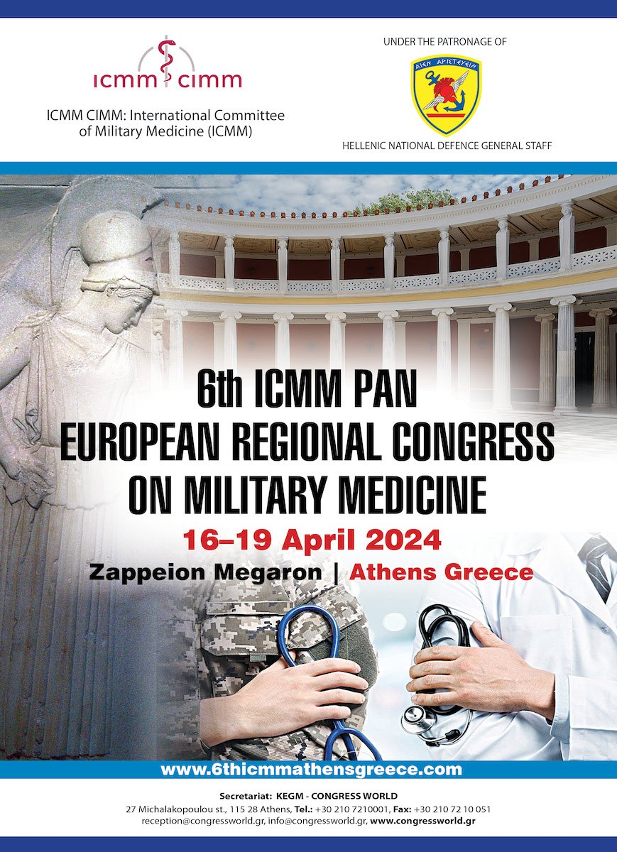 6th ICMM PAN EUROPEAN REGIONAL CONGRESS ON MILITARY MEDICINE